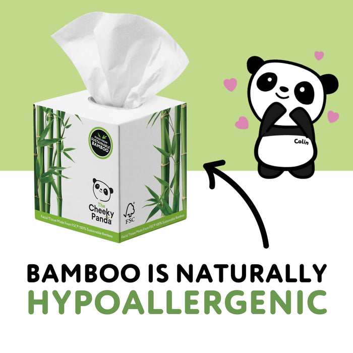 Cheeky Panda Luxury Bamboo Facial Tissue - 56x89g - Cotton Wool. Tissues. Wipes at MyPerfumeShop by The Cheeky Panda