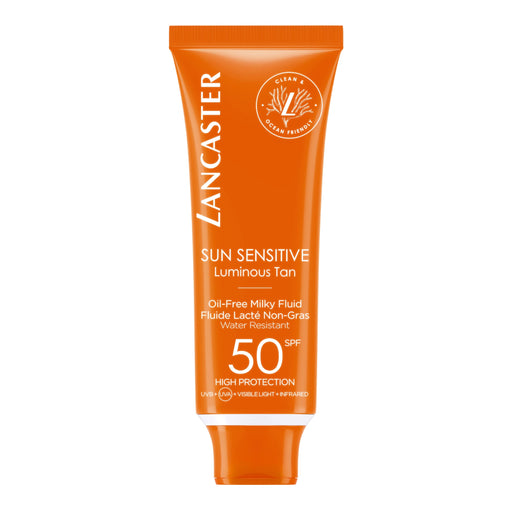 Lancaster Sun Sensitive Luminous Tan Oil Free Milky Fluid SPF50 50ml - Default Title - Sun Protection at MyPerfumeShop by Lancaster