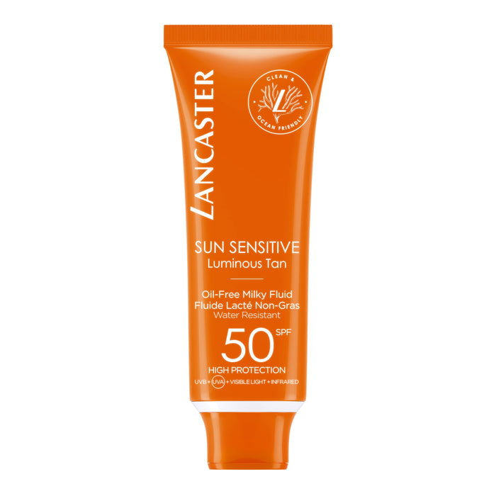 Lancaster Sun Sensitive Luminous Tan Oil Free Milky Fluid SPF50 50ml - Default Title - Sun Protection at MyPerfumeShop by Lancaster