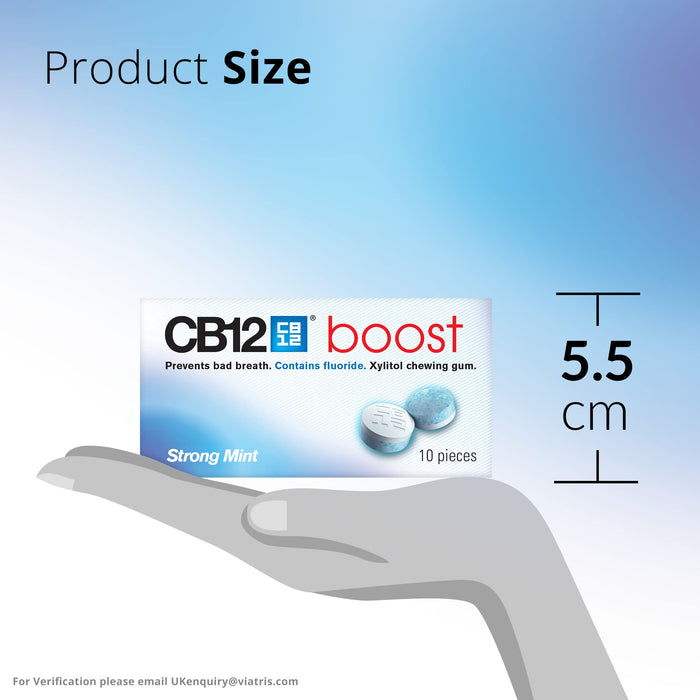 CB12 Boost Chewing Gum Strong Mint x 10 - Mouth Fresheners at MyPerfumeShop by Cb12