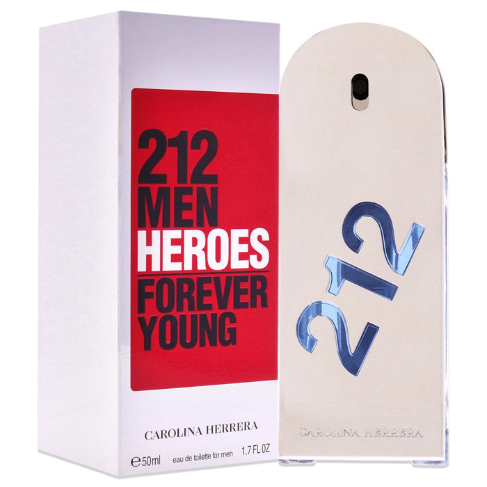 Carolina Herrera 212 Men Heroes Forever Young Eau De Toilette 50ml - Eau de Toilette at MyPerfumeShop by Carolina Herrera