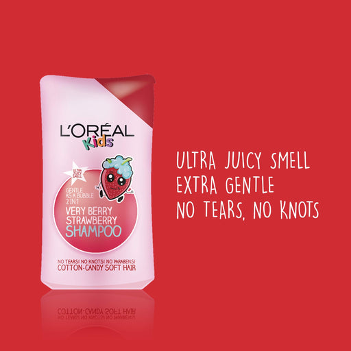 L'Oreal Paris Kids Shampoo Strawberry Smoothie - 250ml - Shampoo at MyPerfumeShop by L'Oréal