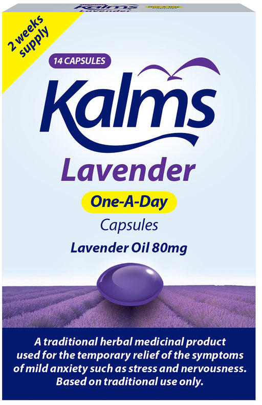 Kalms Lavender 14 Capsules - Stress Relief at MyPerfumeShop by Kalms