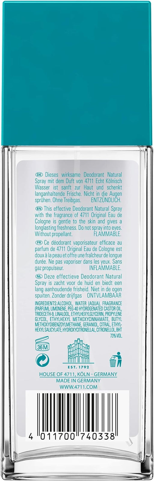 4711 Deodorant Spray 75ml - Fragrance at MyPerfumeShop by 4711