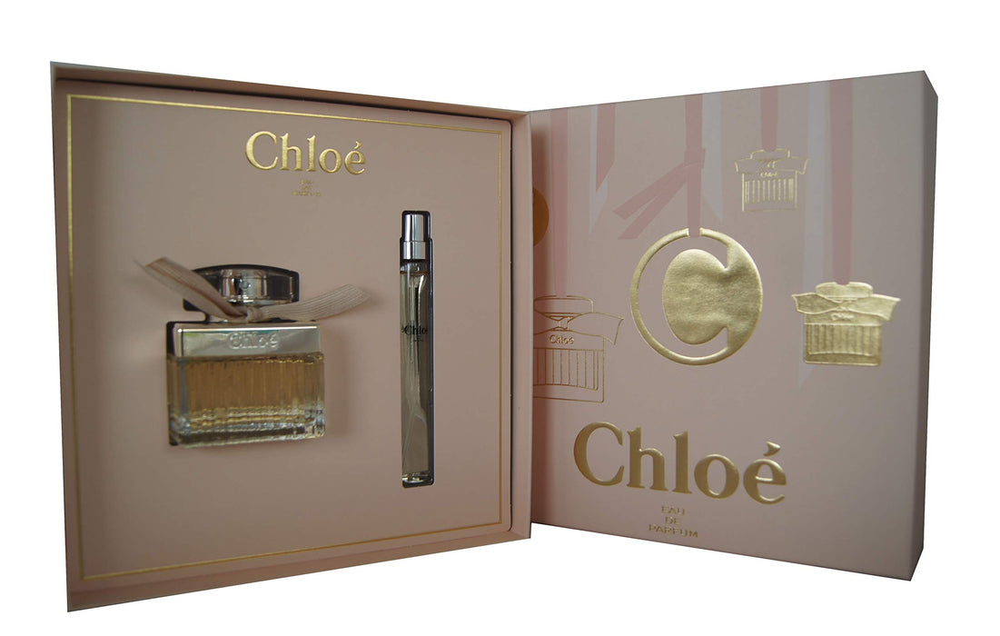 Chloe Women Gift Set 50ml Eau De Parfum & 10ml Travel EDP Spray - Fragrance at MyPerfumeShop by Chloé