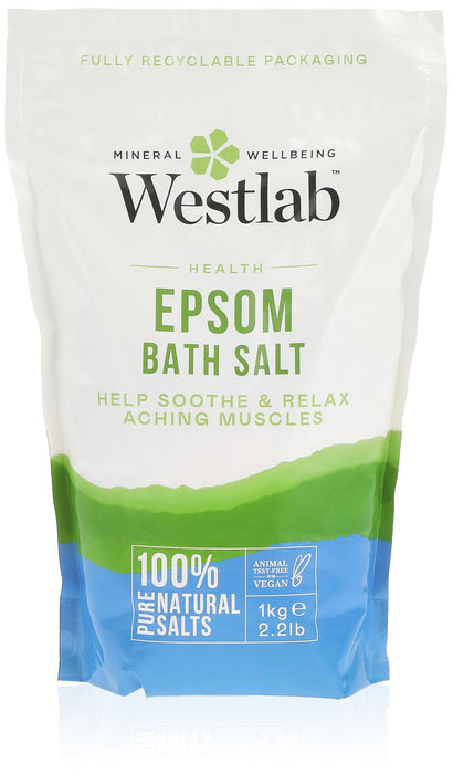 Westlab Epsom Salt - 1kg - Bath at MyPerfumeShop by Westlab