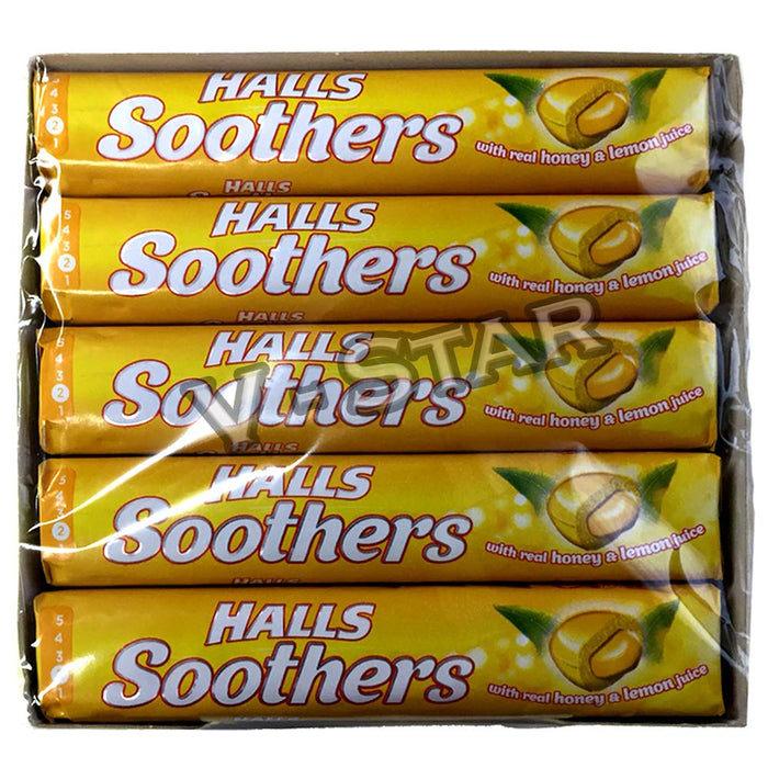 Halls Soothers Honey & Lemon 20 Pack x 10 - Cough &Colds at MyPerfumeShop by Halls