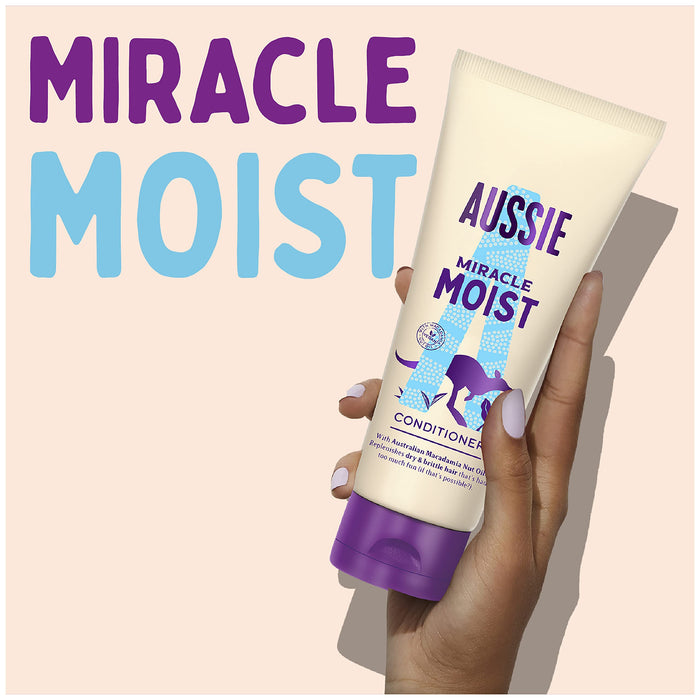 Aussie Miracle Moist Hair Conditioner 200ml - Conditioners at MyPerfumeShop by Aussie