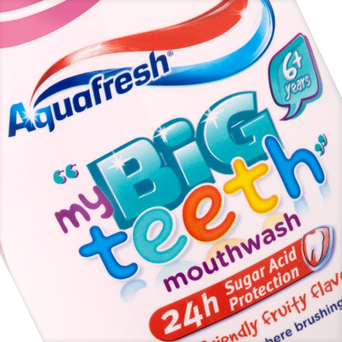 Aquafresh Big Teeth Mouthwash - 300ml - Mouth Fresheners at MyPerfumeShop by Aquafresh