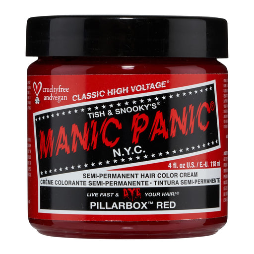 Manic Panic High Voltage Pillarbox Red Semi-Permanent Hair Color Cream 118ml - Semi-Permanent Colour at MyPerfumeShop by Manic Panic