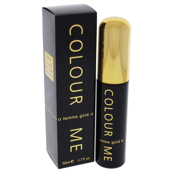 Milton Lloyd Colour Me Gold Femme Eau de Toilette 50ml Spray - Eau de Toilette at MyPerfumeShop by Milton Lloyd