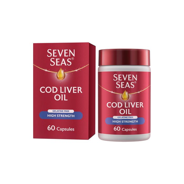 Seven Seas Cod Liver Oil 60 Capsules - Joint Care at MyPerfumeShop by Seven Seas