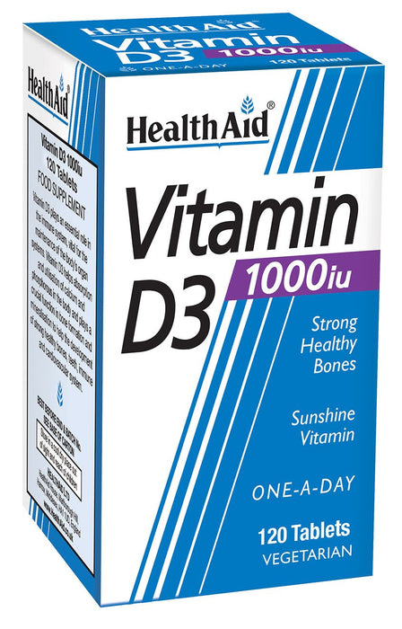 Healthaid Vitamin D3 120 Tablets - Bone Care at MyPerfumeShop by Healthaid