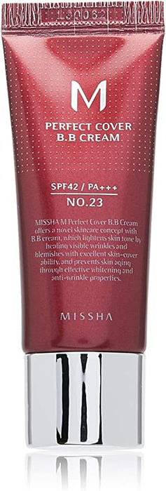 Missha M Perfect Cover BB Cream SPF42 50ml - 23 Natural Beige - BB Cream at MyPerfumeShop by Missha