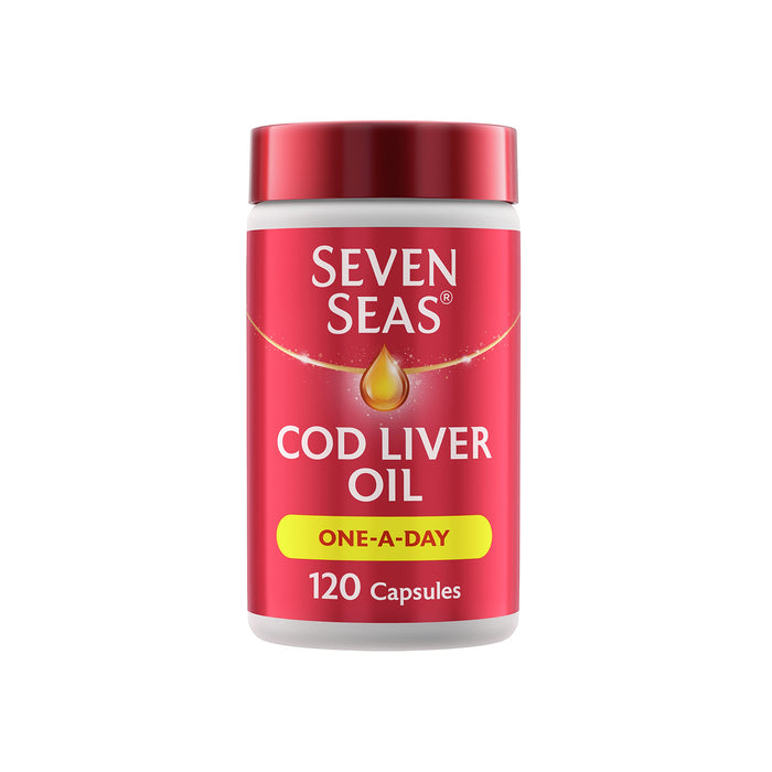 Seven Seas Cod Liver Oil 120 Capsules - Joint Care at MyPerfumeShop by Seven Seas