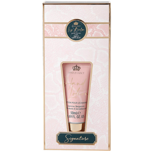 Style & Grace Signature Beauty Rescue Set Eco Packaging 50ml Hand Cream + 10ml Lip Balm - Vanilla - Hand Cream at MyPerfumeShop by Style & Grace