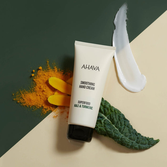 Ahava Superfood Kale  Turmeric Smoothing Hand Cream 100ml