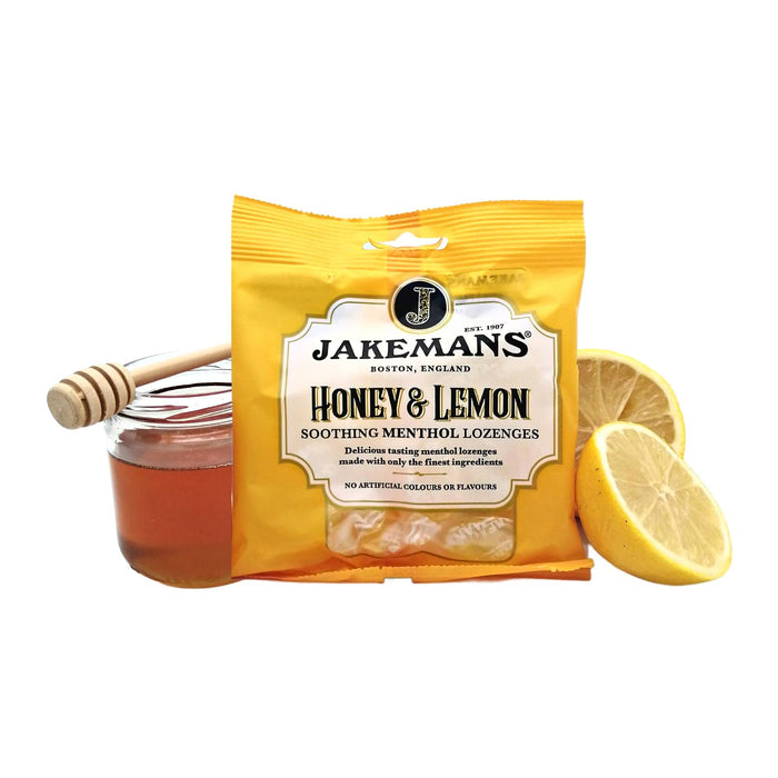 Jakemans Honey & Lemon Soothing Menthol Lozenges - 73g - Cough &Colds at MyPerfumeShop by Jakemans