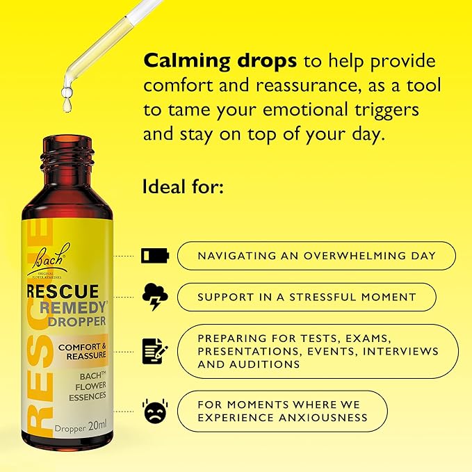 Bach Rescue Remedy 10ml Dropper - Stress Relief at MyPerfumeShop by Nelsons