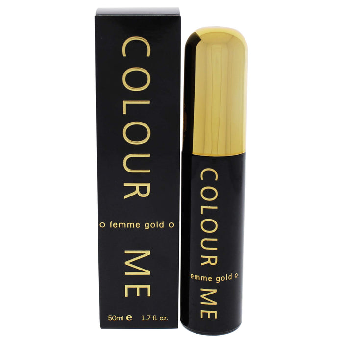 Milton Lloyd Colour Me Gold Femme Eau de Toilette 50ml Spray - Eau de Toilette at MyPerfumeShop by Milton Lloyd