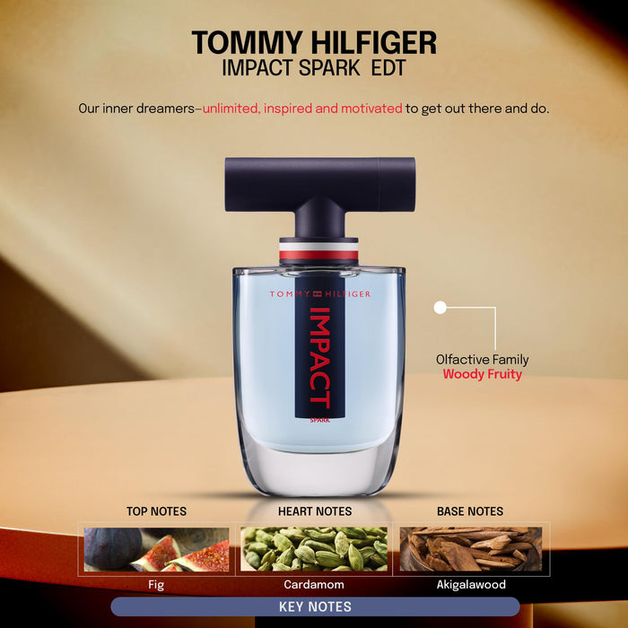 Tommy Hilfiger Impact Spark Eau De Toilette 100ml - Eau de Toilette at MyPerfumeShop by Tommy Hilfiger