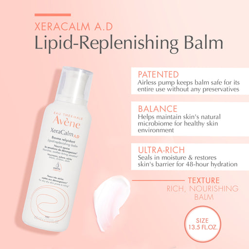 AvÃ¨ne XeraCalm A.D Lipid-Replenishing Balm 400ml - Body Balm at MyPerfumeShop by EAU THERMALE AVENE