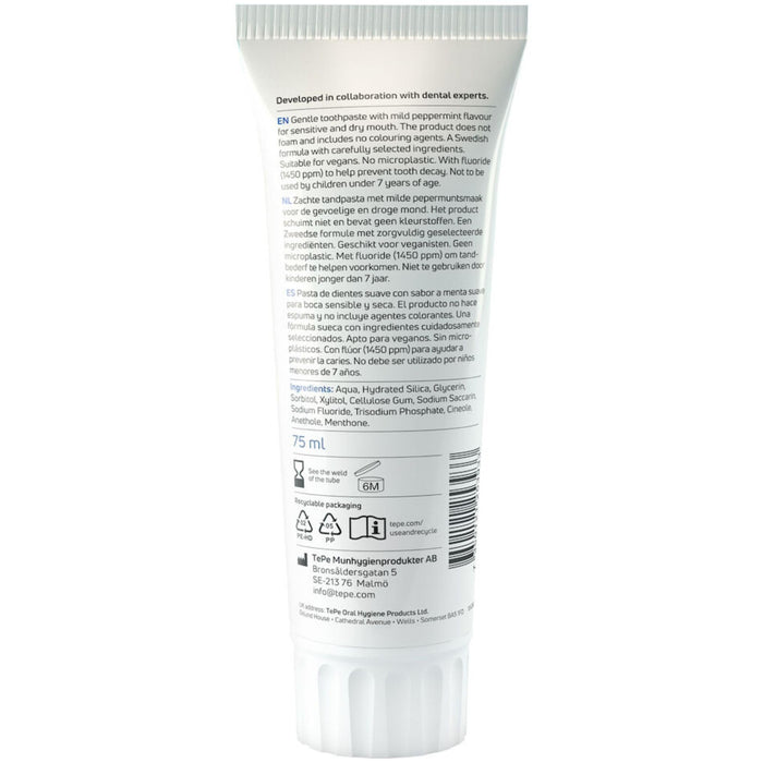 Tepe Pure Toothpaste Peppermint - 75ml - Toothpaste at MyPerfumeShop by Tepe