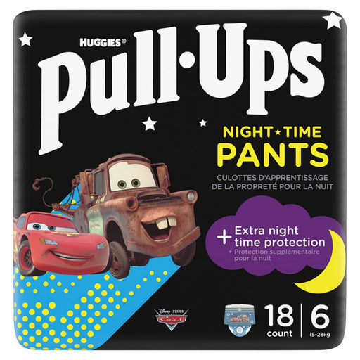 Huggies Pull-Ups Trainers Night Time Boy 2-4 Years Nappy Size 5-6+ x 18 - Toilet Training at MyPerfumeShop by Huggies