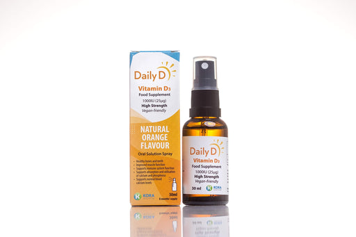 DailyD 1000iu Vitamin D3 Spray - 30ml - Bone Care at MyPerfumeShop by K Kora Healthcare Daily D