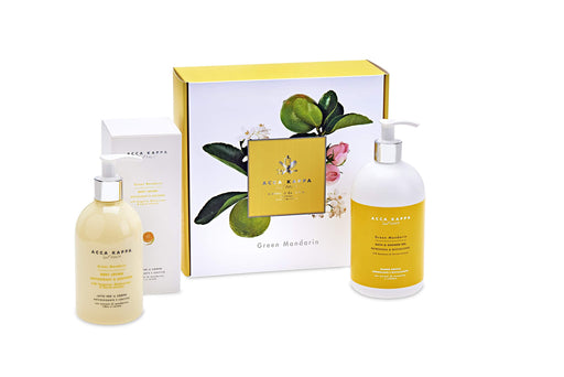 Acca Kappa Green Mandarin Gift Set 500ml Shower Gel + 300ml Body Lotion - Sets at MyPerfumeShop by Acca Kappa