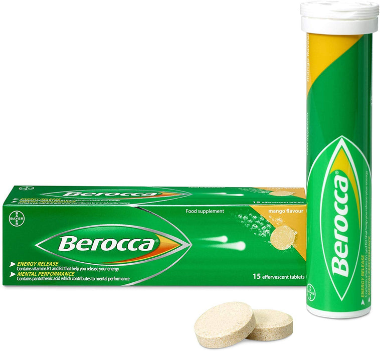 Berocca Effervescent 15 Tablets - Adult Multi Vits at MyPerfumeShop by Berocca