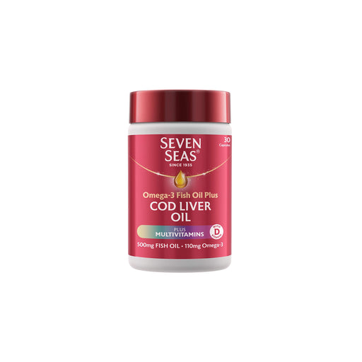 Seven Seas Cod Liver Oil And Multi-Vitamin 30 Capsules - Joint Care at MyPerfumeShop by Seven Seas