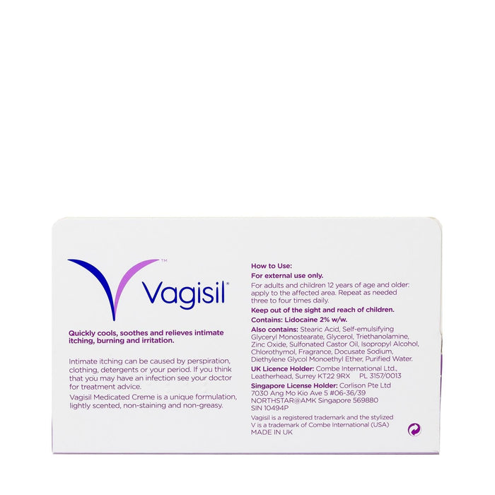 Vagisil Medicated Crème - 30g - Womens Health at MyPerfumeShop by Vagisil