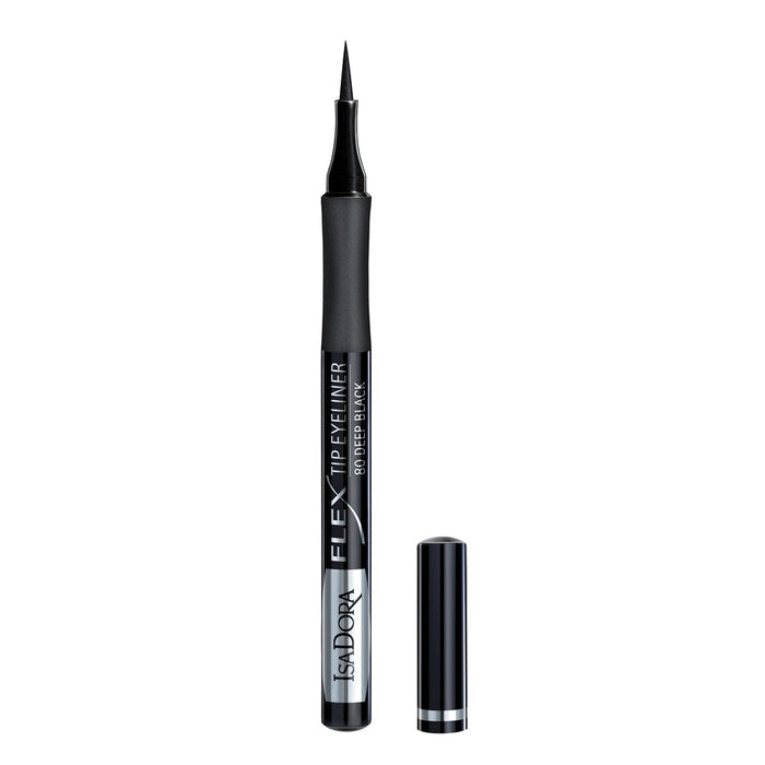 IsaDora Flex Tip Eyeliner 1.2ml - 80 Deep Black - Cosmetics at MyPerfumeShop by IsaDora