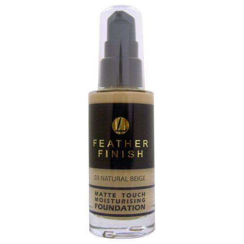 Mayfair Lentheric Feather Finish Matte Touch Moisturising Foundation 30ml - Natural Beige 03 - Personal Care at MyPerfumeShop by Mayfair