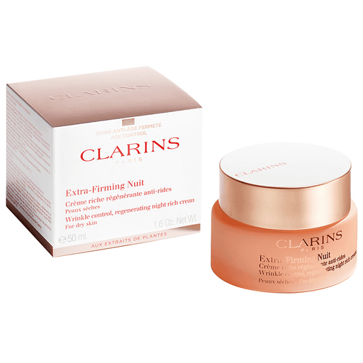 Clarins Extra Firming Wrinkle Control Night Rich Cream 50ml - Dry Skin - Lotion & Moisturizer at MyPerfumeShop by Clarins