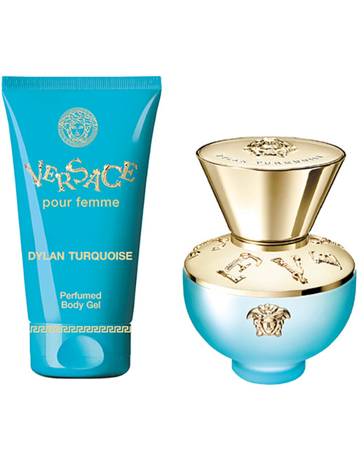 Versace Pour Femme Dylan Turquoise Gift Set 30ml EDT + 50ml Perfumed Body Gel - Fragrance at MyPerfumeShop by Versace