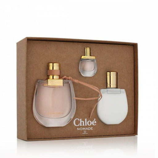 Chloé Christmas Nomade Eau de Parfum Spray 75ml Gift Set + 5ML +100ML BL - Perfume & Cologne at MyPerfumeShop by Chloé