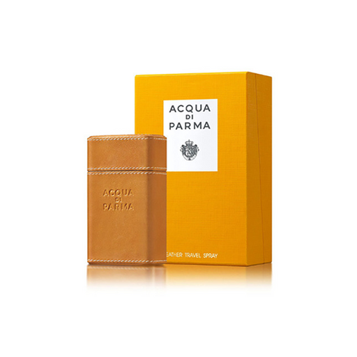 Acqua Di Parma Leather Travel Light Brown Spray Case - Eau de Cologne at MyPerfumeShop by Acqua Di Parma