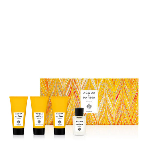 Acqua di Parma Barbiere The Daily Ritual Gift Set 20ml Colonia EDC + 40ml Face Wash + 40ml Shaving Cream + 40ml Face Cream - For Him at MyPerfumeShop by Acqua di Parma