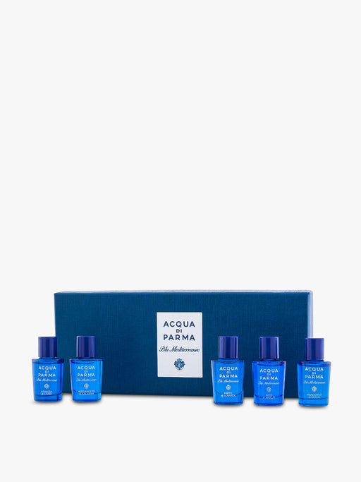 Acqua di Parma Blu Mediterraneo Miniature Set 5ml Arancia di Capri EDT + 5ml Fico di Amalfi EDT + 5ml Bergamotto di Calabria EDT + 5ml Mandorlo Di Sicilia EDT + 5ml Mirto di Panarea EDT - Unisex at MyPerfumeShop by Acqua di Parma