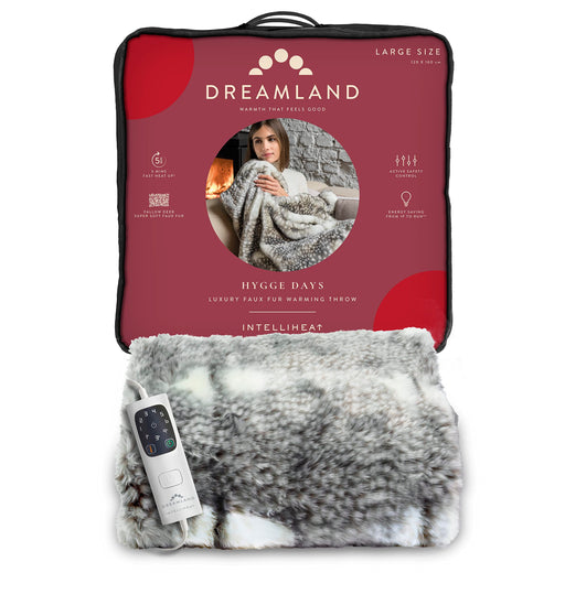 Dreamland HyggeDays Faux Fur Throw-Deer 160X120 - Electric Blankets at MyPerfumeShop by Dreamland