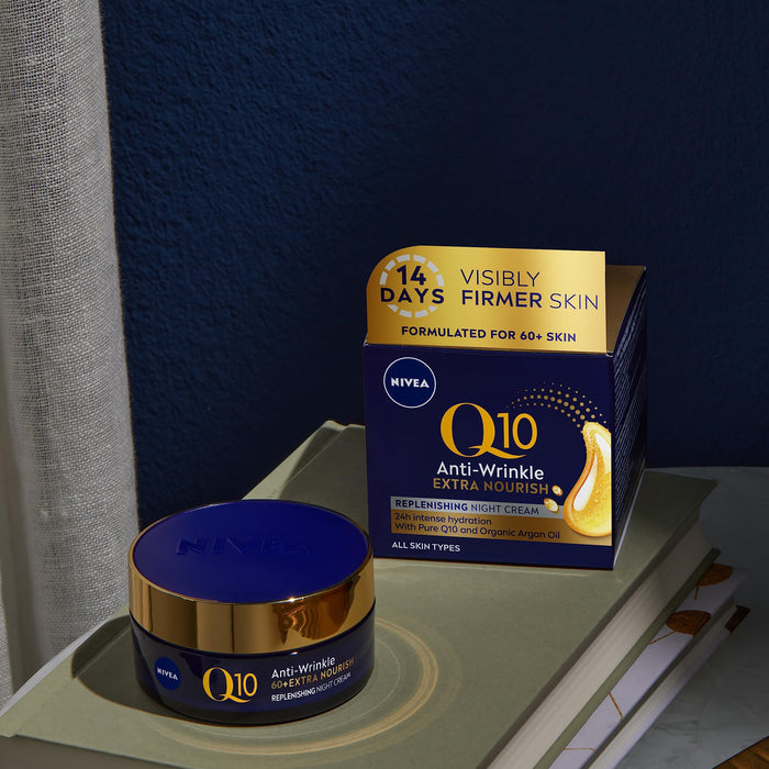 Nivea Visage Q10 Power 60+ Night Cream - 50ml - Regime Skin Care at MyPerfumeShop by Nivea