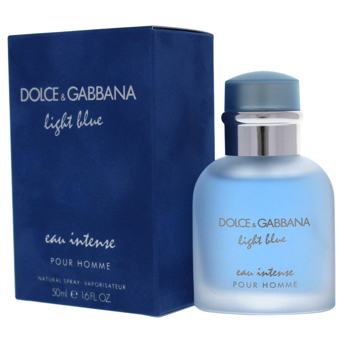 Dolce  Gabbana Light Blue Eau Intense Pour Homme Eau de Parfum 50ml - Eau de Perfume at MyPerfumeShop by Dolce Gabbana