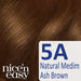 Nice & Easy Care Colour Medium Ash Brown 5A - Colourants at MyPerfumeShop by Clairol