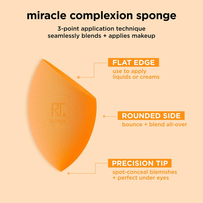 Real Techniques Base Miracle Complexion Sponge Gift Set Sponge + Travel Case - Cosmetics at MyPerfumeShop by Real Techniques