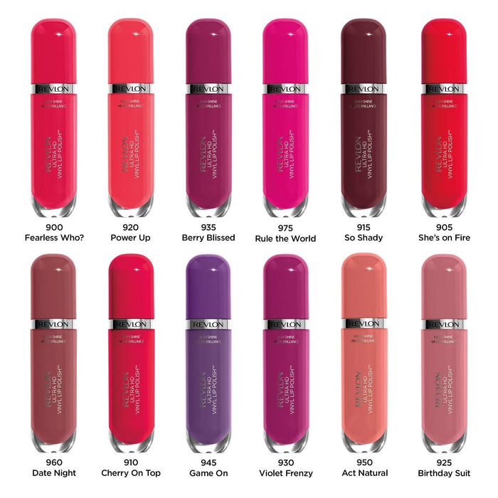 Revlon Ultra HD Vinyl Lip Polish 5.9ml - 935 Berry Blissed - Lip Glosses at MyPerfumeShop by Revlon