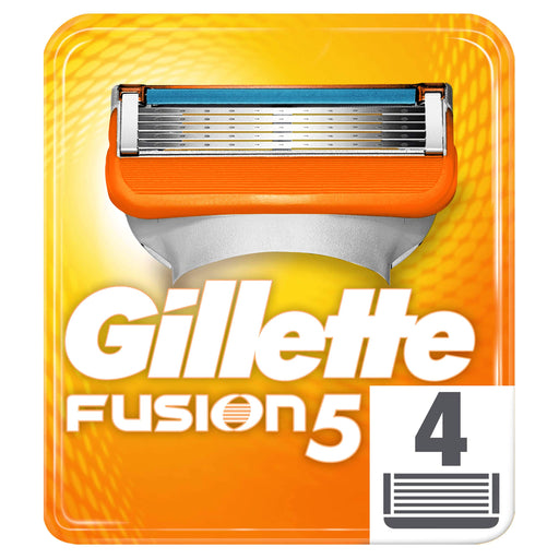 Gillette Fusion5 Razor Blades For Men, 4 Refills - Razor Blade Cartridge at MyPerfumeShop by Gillette