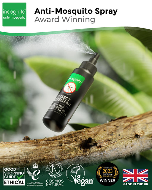 Incognito Mosquito Repellent Spray - 100ml - Insect Repellent at MyPerfumeShop by Incognito