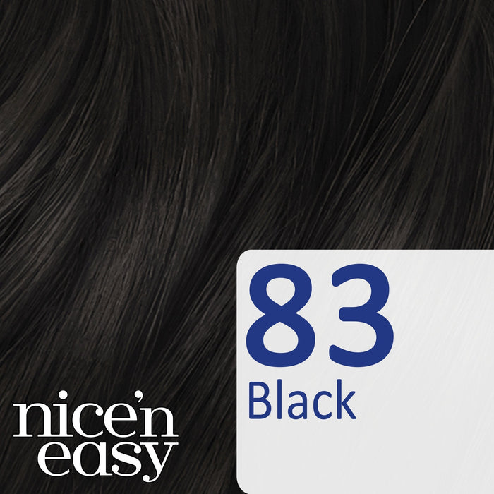 Nice & Easy Lasting Colour Non Permanent 83 Natural Black - Colourants at MyPerfumeShop by Clairol